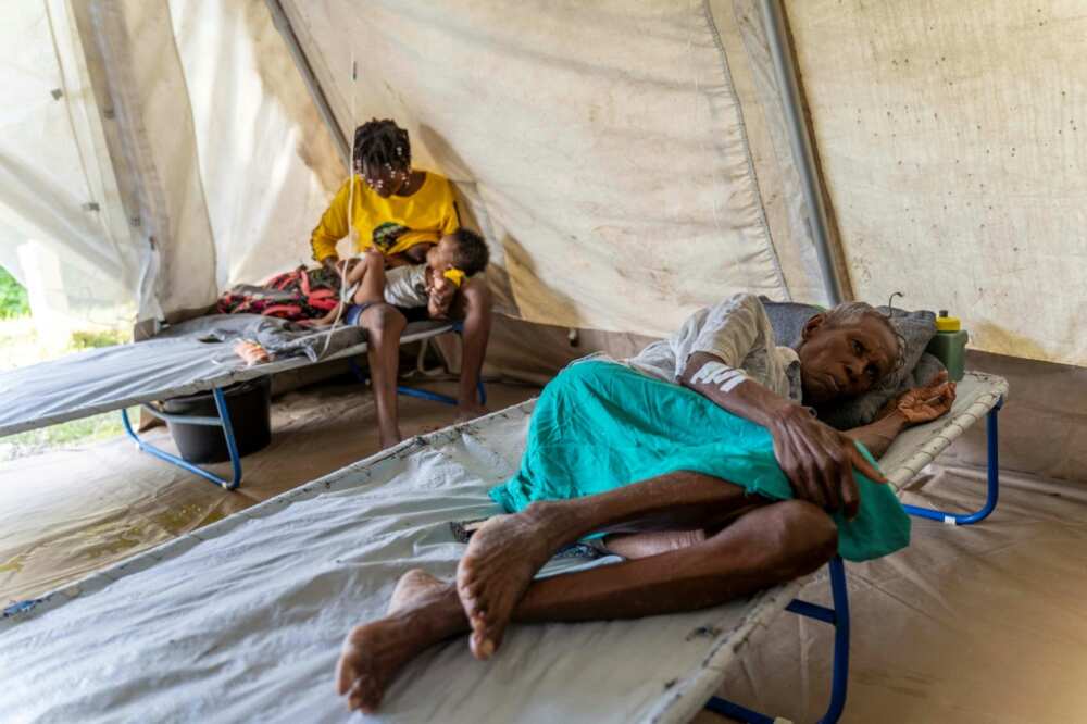 Authorities say treatment for cholera is relatively simple, but many Haitians have had trouble reaching treatment centers like this one in Port-au-Prince