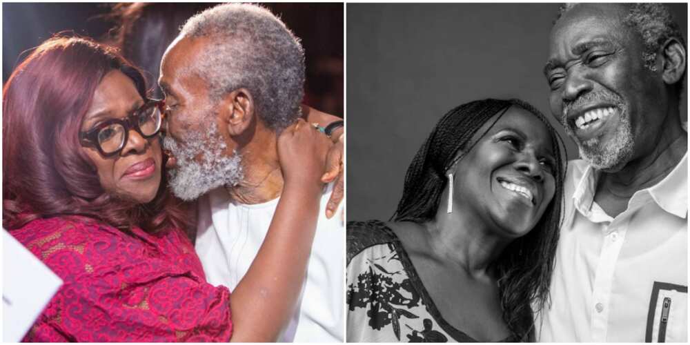 Olu Jacobs and Joke Silva