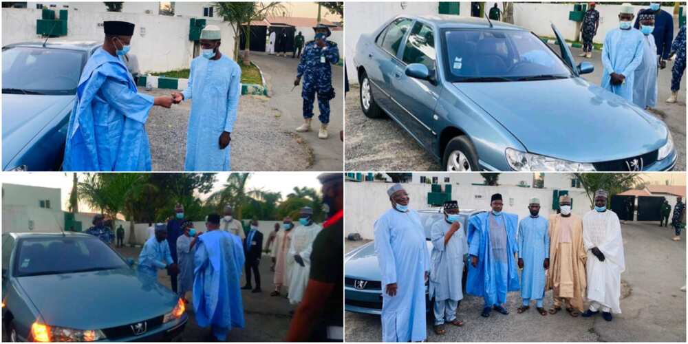 Man receives car gift after trekking from Sokoto to Bauchi for Governor Mohammed