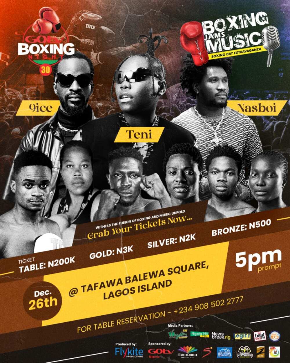 6 Reasons You Should Be at the Biggest Music and Boxing Carnival, GOtv Boxing Night