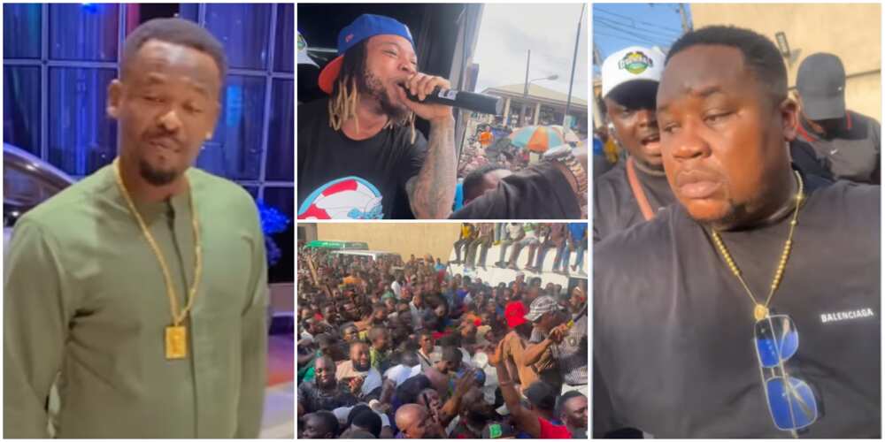 Zubby Michael at Alaba market, Pocole performs at Alaba Market, Cubana Chiefpriest at Alaba Market Lagos Zubby Michael at Alaba market, Pocole performs at Alaba Market, Cubana Chiefpriest at Alaba Market Lagos