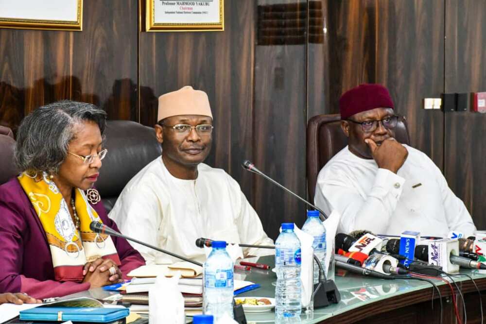 INEC chairman Mahmood Yakubu/2023 governorship and state assembly elections postponed/March 18