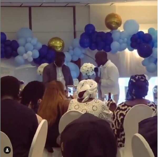 First photos, videos from the naming ceremony of Davido's son Ifeanyi Adeleke