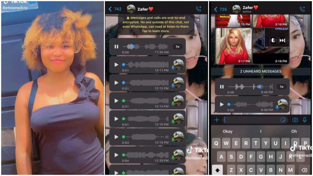 WhatsApp audio/lady fed up with nephew's messages. WhatsApp audio/lady fed up with nephew's messages.