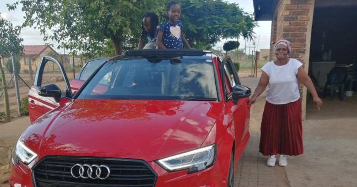 Mother Overjoyed as Son Buys Car, Shows the Expensive Vehicle to Her