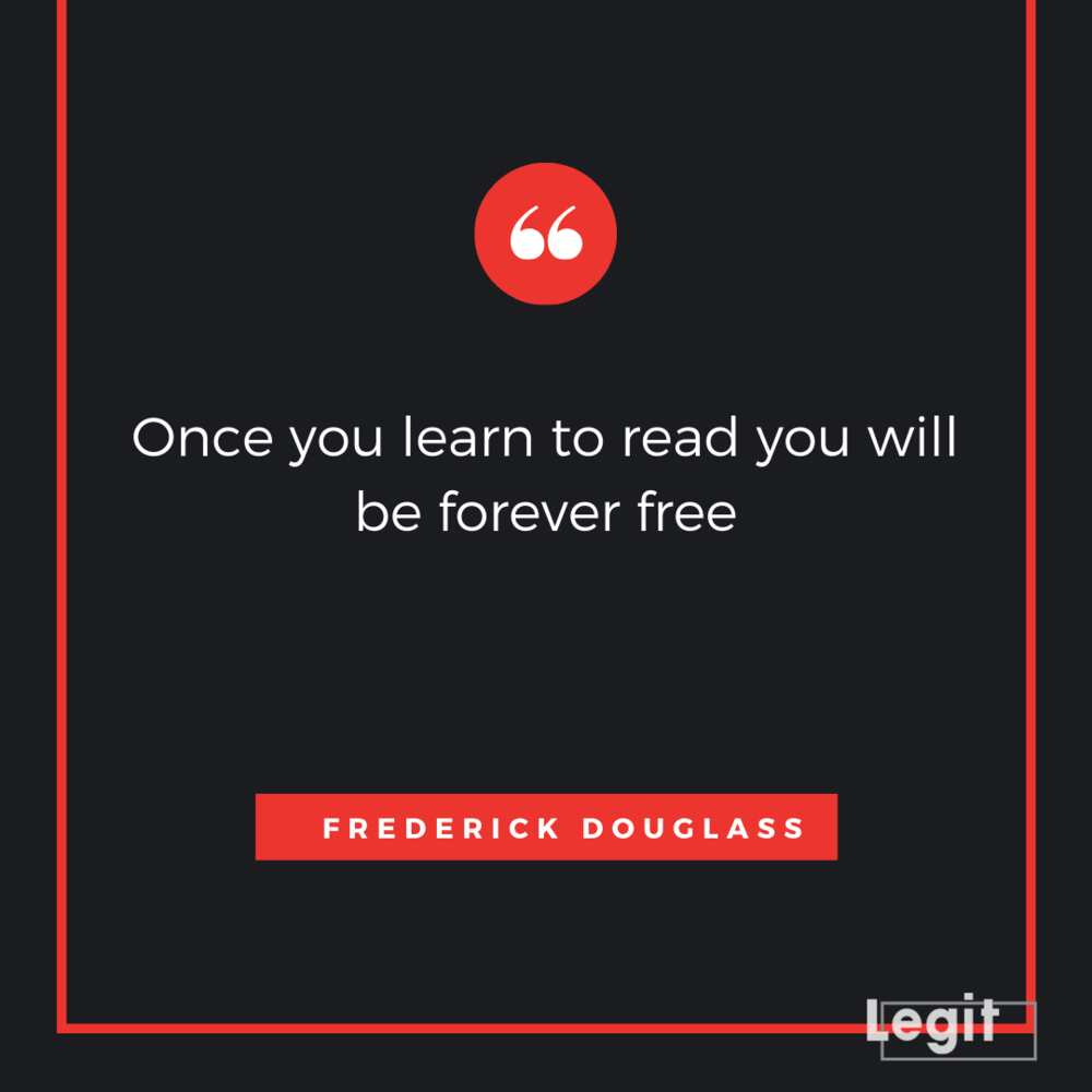 Frederick Douglass Narrative quotes on education