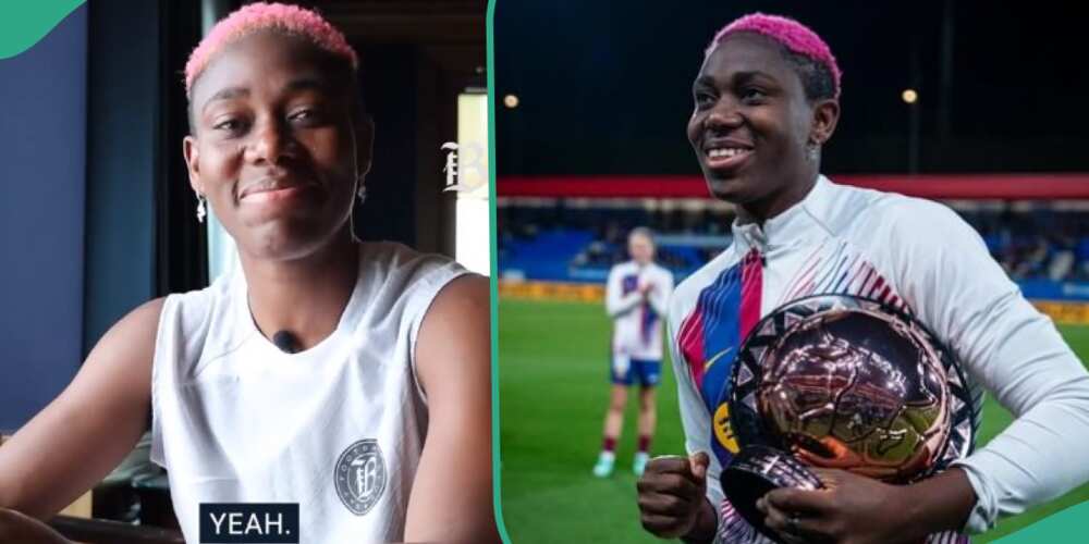 Video as Asisat Oshoala talks 5 personal things about herself