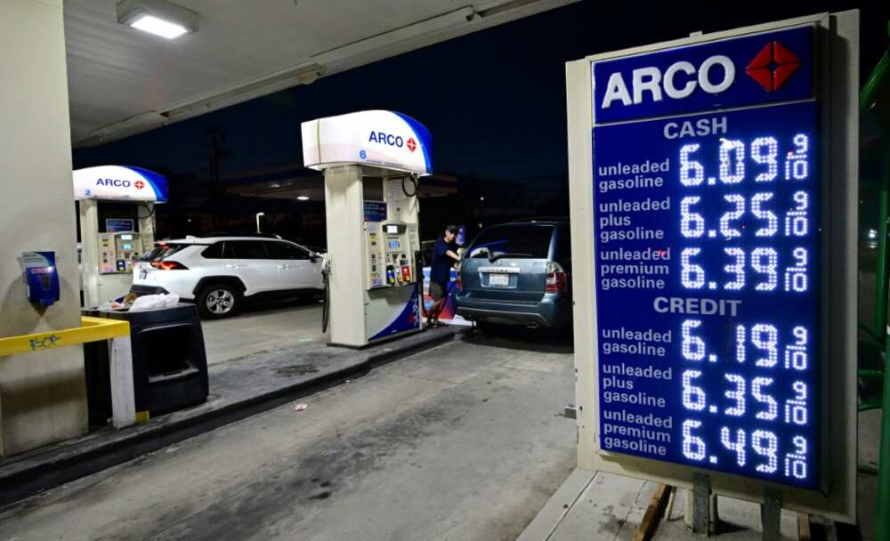 US gasoline prices are near record highs after Russia's invasion of Ukraine