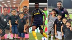 Super Eagles Mikel 'mobbed' by kids in his 1st training at new club where he'll be paid N1.6bn as salary