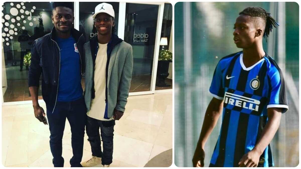 Obafemi Martins' Son Kevin Takes After Father, Plays For Inter Milan ...