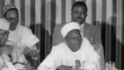 Throwback: Video shows Shagari lighting a cigarette when Prime Minister Tafawa Balewa addressed an audience