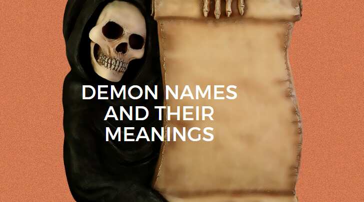 Male and female demon names and meanings