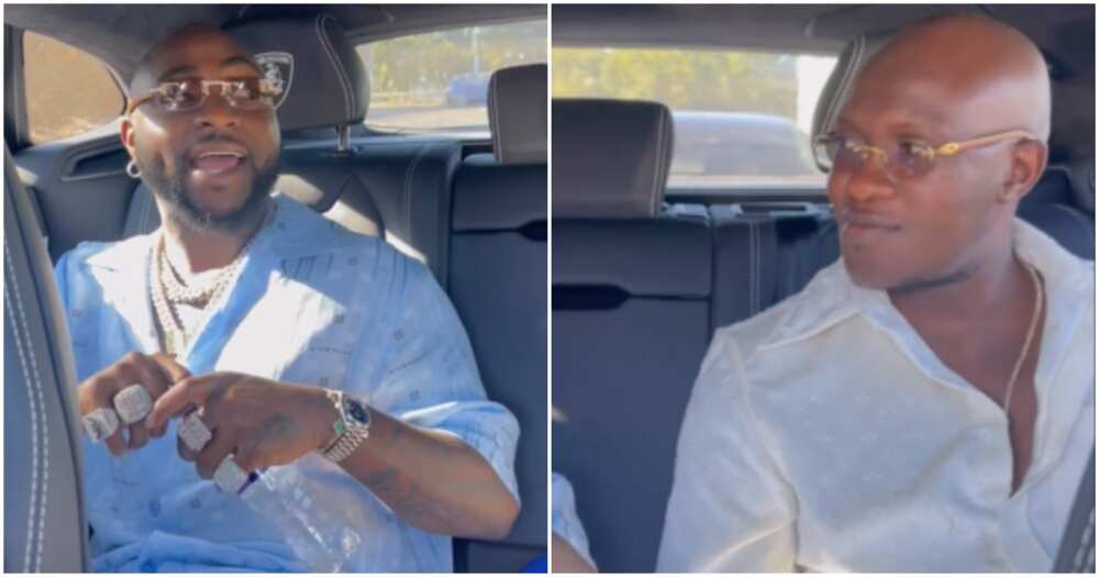 Nigerian singer Davido and Pastor Tobi Nigerian singer Davido and Pastor Tobi