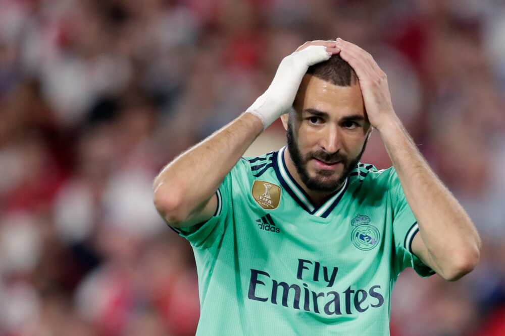 Karim Benzema in action for Real Madrid