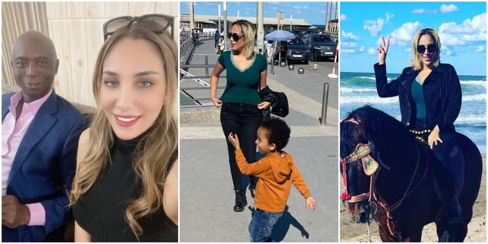 Regina Daniels’ former co-wife Laila returns to Morocco