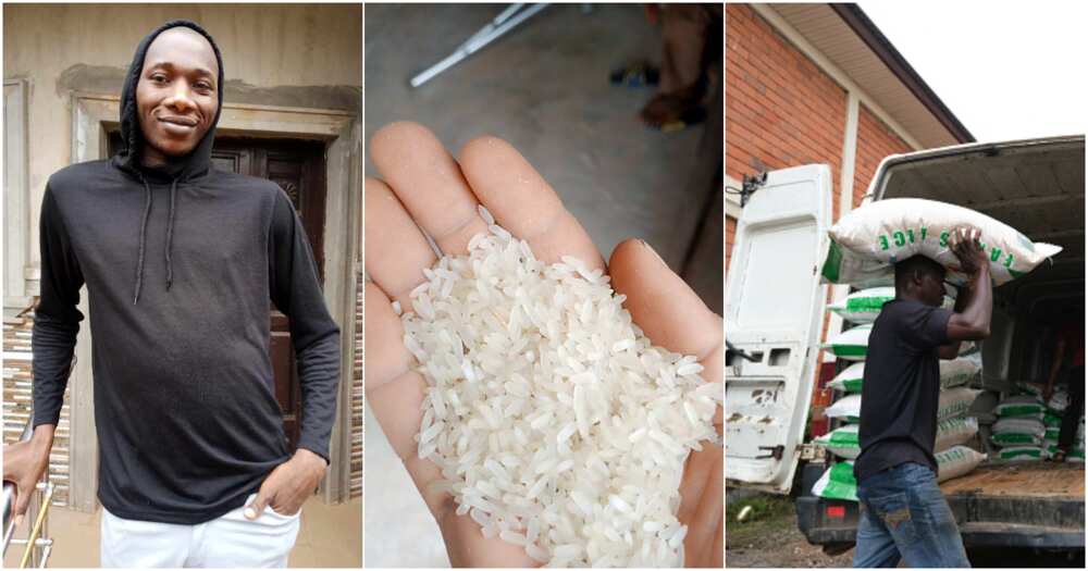 Nigerian man sets up rice mill, begins selling 50kg bag of rice at N58k