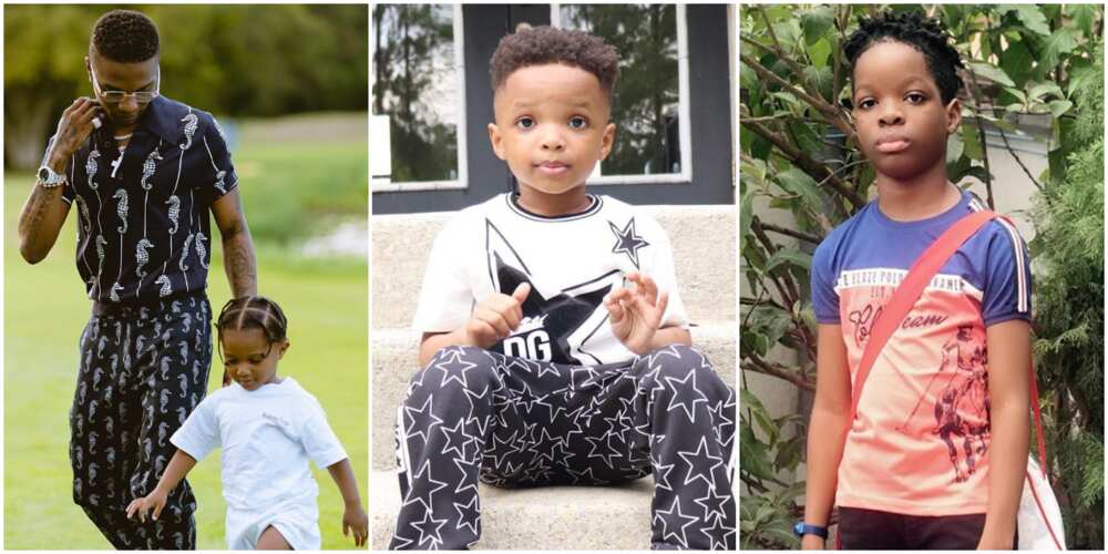 Wizkid dismisses accusations of showing favouritism among his three kids