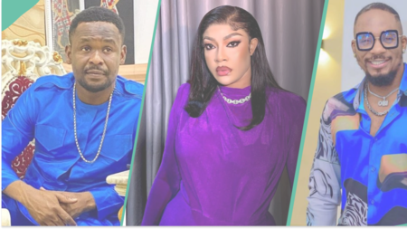 Junior Pope: Angela Okorie spills reasons Zubby Micheal can't mourn late actor amid speculations