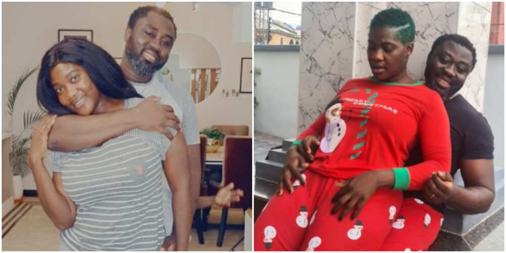 My Property with Figure 8 and Flat Tummy, Mercy Johnson's Husband Says as He Flaunts Actress on Social Media