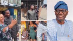 “No be small thing”: 9ice does door-to-door campaign for Sanwo-Olu, videos of him on the streets cause stir