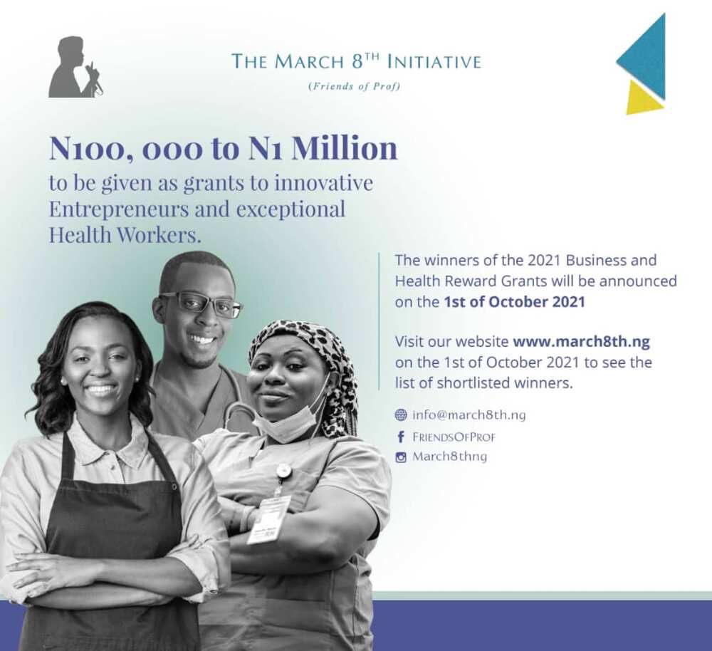 The March 8th Initiative Announces the Winners of Its 2021 Business and Health Grants