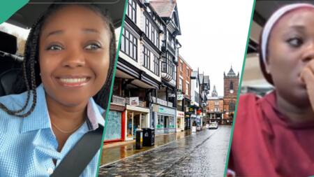 Lady who was based in UK leaves, returns to Nigeria to start new chapter, people react