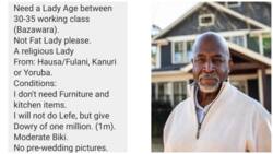 "No pre-wedding pictures": 49-year-old Nigerian man wants a second wife, offers N1m dowry with conditions