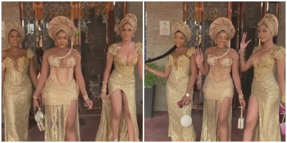 They're Not Stunning But Naked: Video of Asoebi Ladies in Stylish Looks  Sparks Reactions 