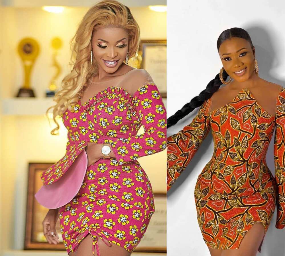 Latest Ankara short gown