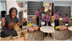 "You cheated': Premium 'gbas gbos' as Mercy Johnson's children join bottle flip challenge, video trends
