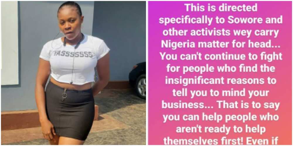 Actress Grace Ifemeludike advises activists in Nigeria to take a break