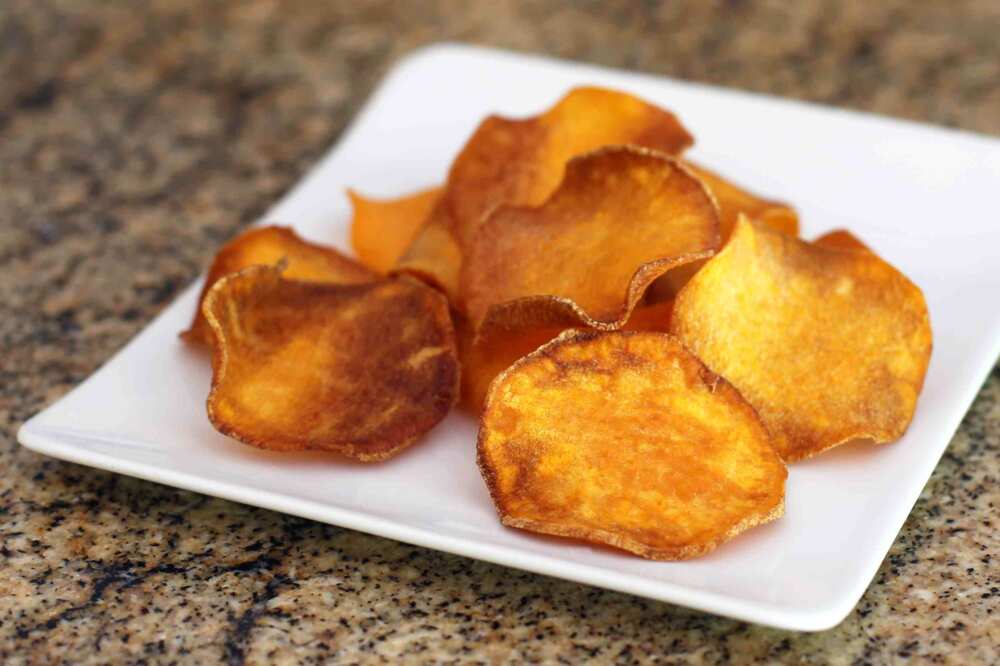 Sweet potato chips