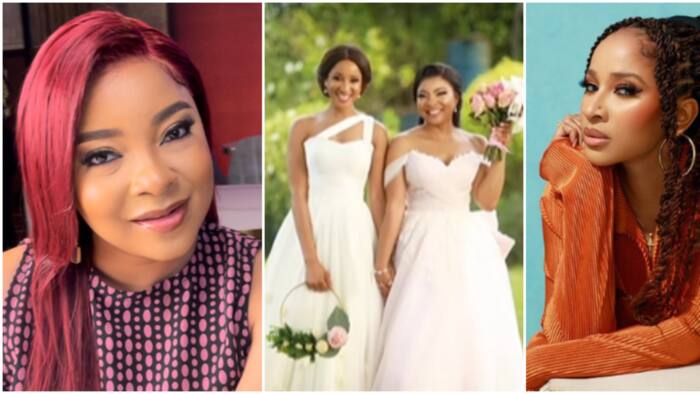 Adesua Etomi's birthday: Reactions as bestie Linda Ejiofor fails to celebrate online, fans question friendship