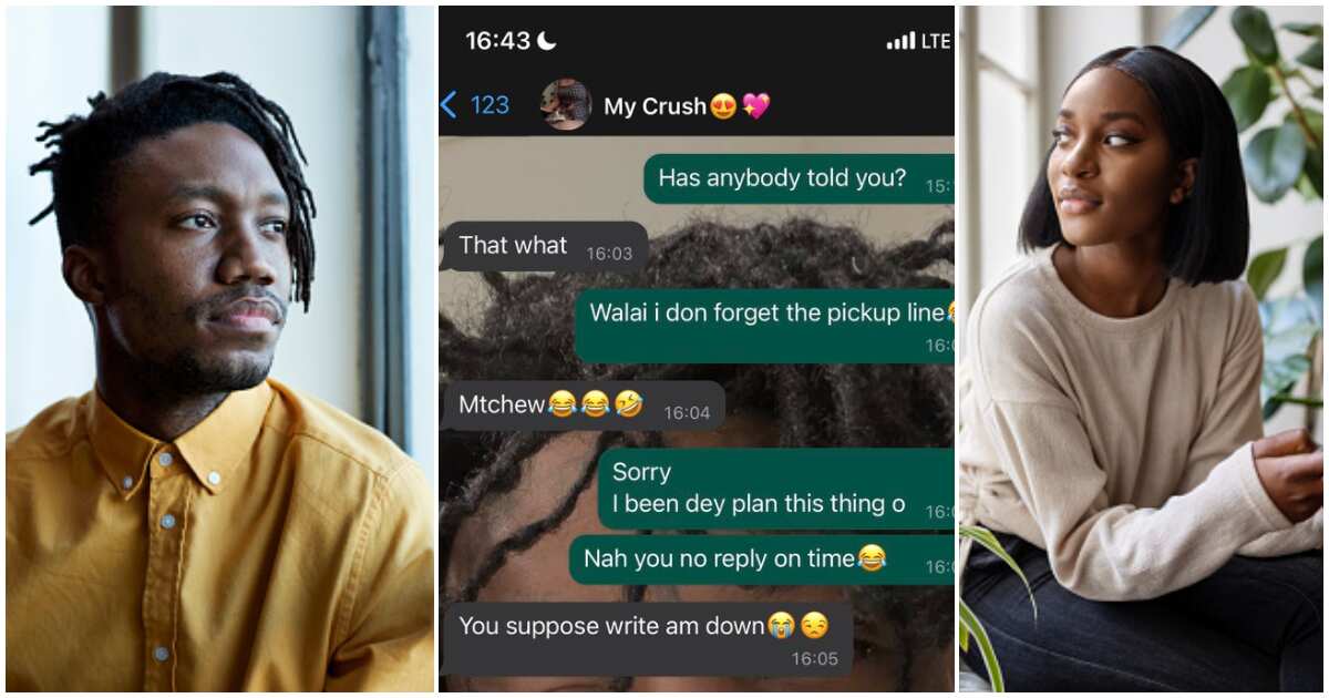 Nigerian man cries out after entering his crush's DM, shares their chat online