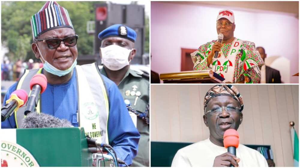 Samuel Ortom/Iyorchia Ayu/Atiku Abubakar/PDP/2023 election/Benue/Makurdi Samuel Ortom/Iyorchia Ayu/Atiku Abubakar/PDP/2023 election/Benue/Makurdi