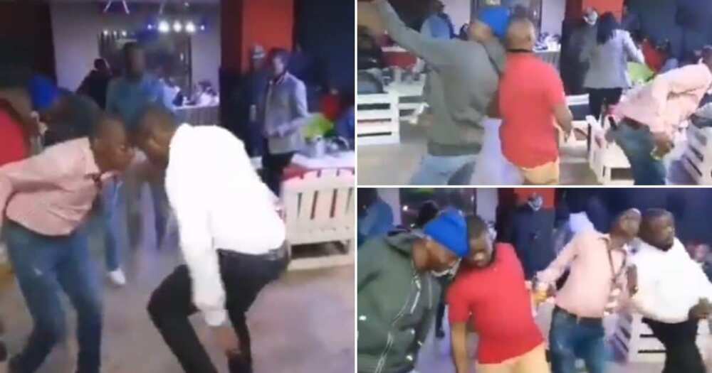 Video shows men dancing with heads pressed together, SA can't deal