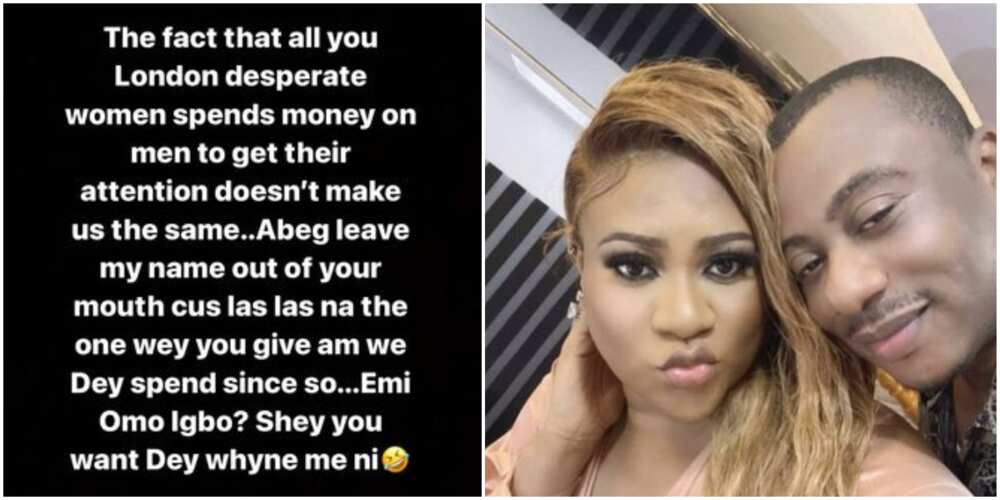 We spend the money you gave him together, Nkechi Blessing writes lady involved with her lover