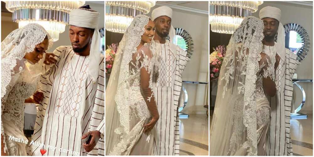 Lovely photos from wedding ceremony of Atiku, Ribadu's children Fatima and Aliyu