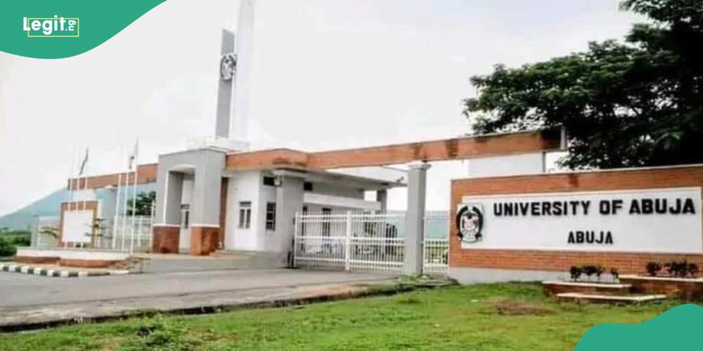 The main gate of the University of Abuja, FCT