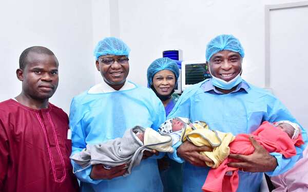 Jubilation as UCH Delivers First IVF Triplets, Photo Shows Adorable Babies