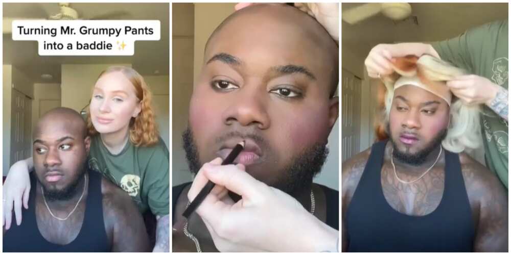 Man in makeup Man in makeup