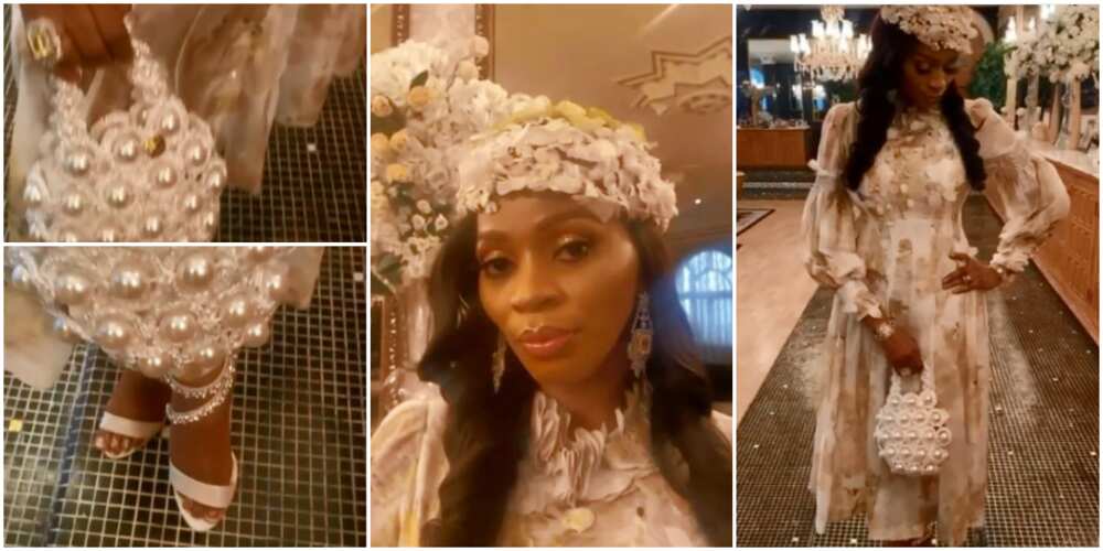 Billionaire Wife Shade Okoya Shows Off Stunning Outfit, Says Fashion Is Part of Daily Life