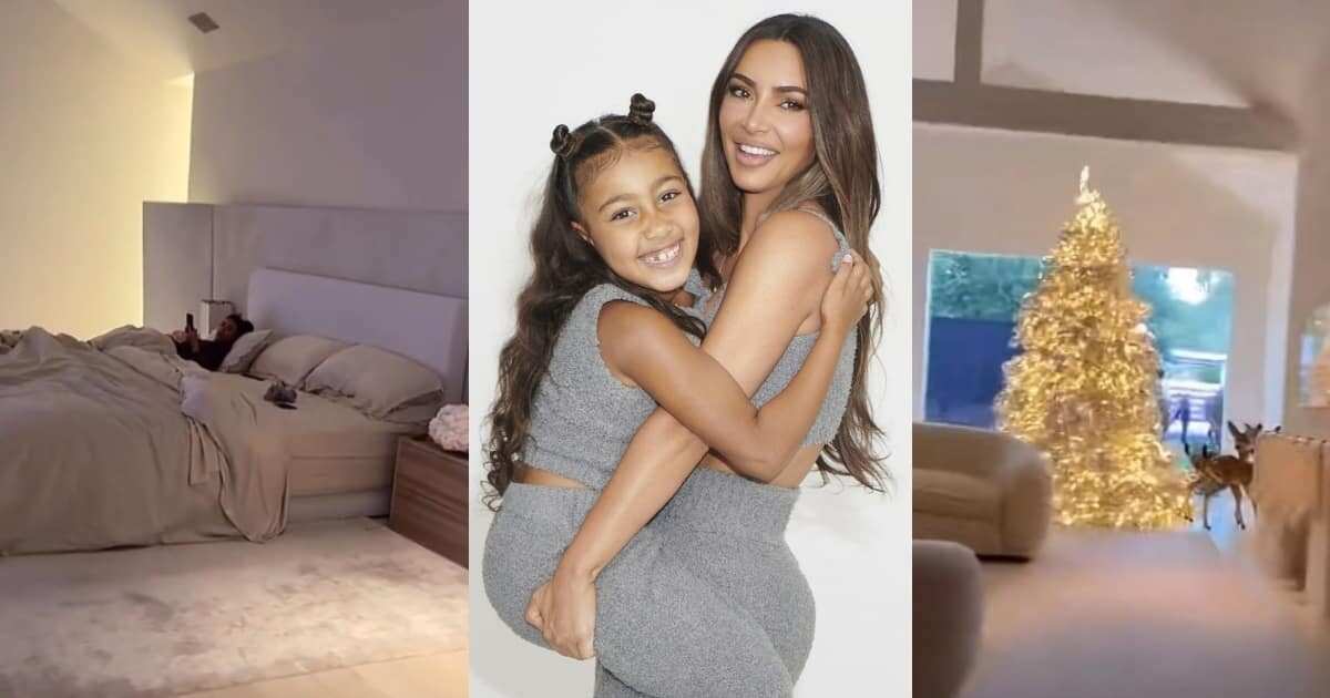 Kim Kardashian's berates daughter North West after she went live on TikTok to show off her house