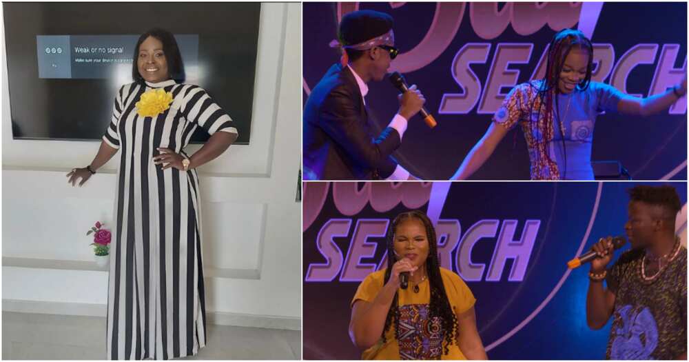 Essence joins Naija Star Search contestants to sing