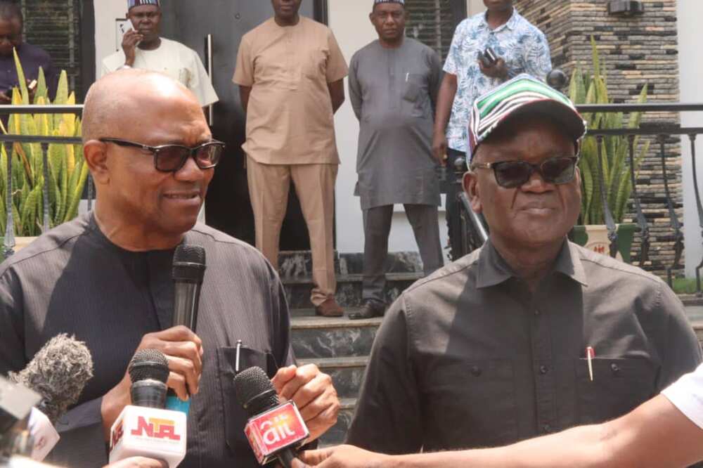 Governor Ortom/Peter Obi/2023 Presidential Election