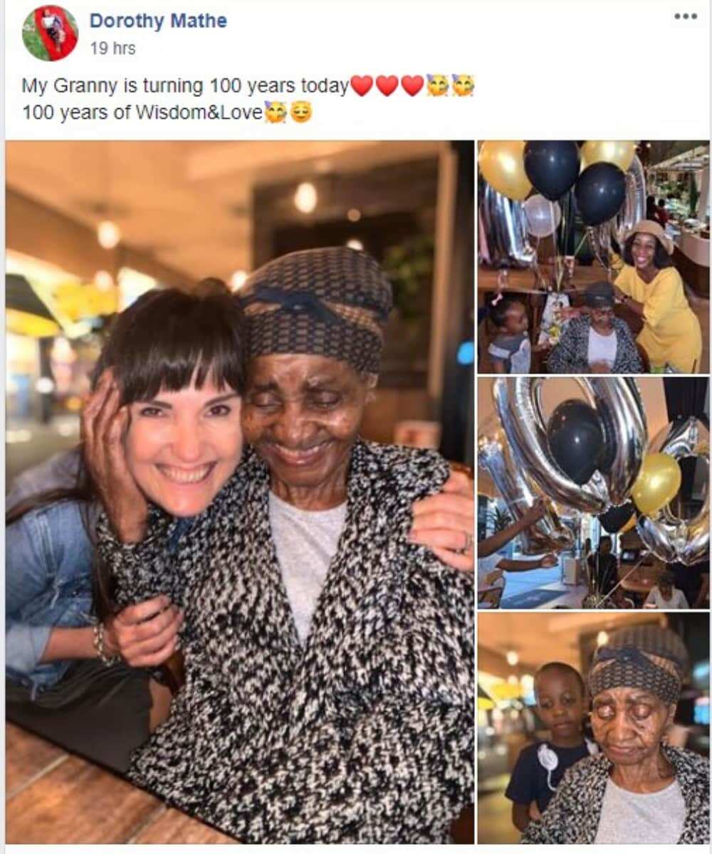 Woman honours gogo who turned 100, Mzansi in awe: “Wow longevity”