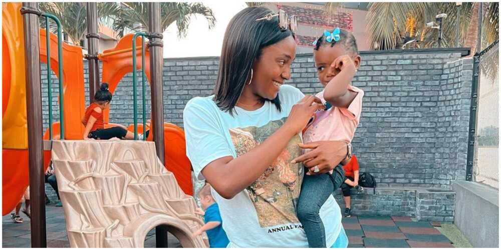 Simi hides from her baby Deja in funny video