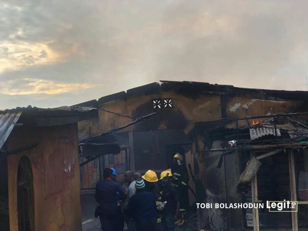 One feared dead as gas station catches fire in Lagos One feared dead as gas station catches fire in Lagos