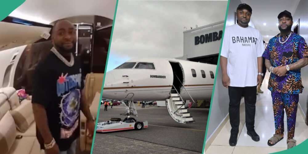 Video of Davido onboard his new PJ goes viral.