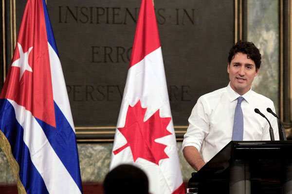 Firman Ministan kasar Canada, Mr. Justin